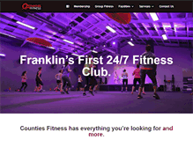 Tablet Screenshot of countiesfitness.co.nz